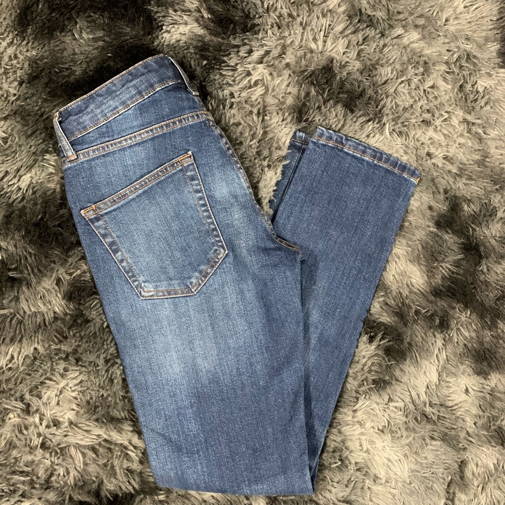 TOP MAN - Blue Skinny Stretch Jeans